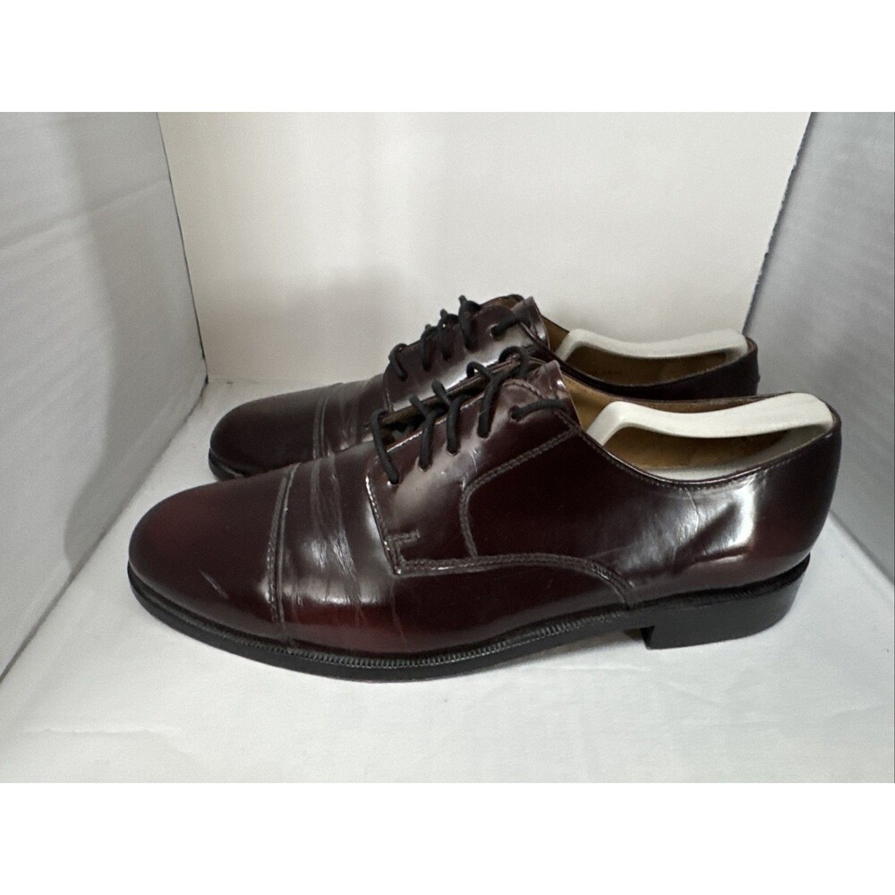Men’s Cole Haan Oxblood Leather Oxford Cap Toe Lace Up Men's Dress Shoes US 9.5